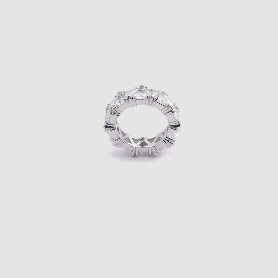 Trilliant Ring Silver