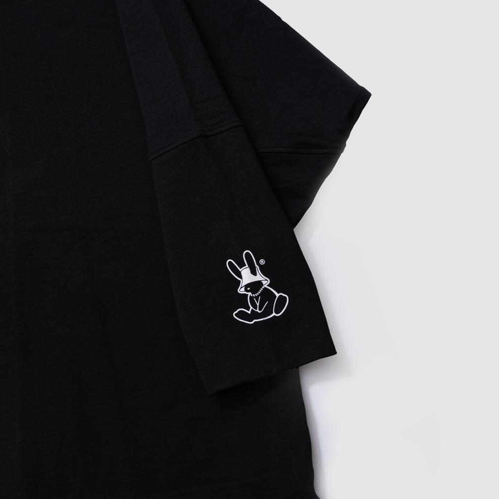 Collar Long Sleeve Shirt Black