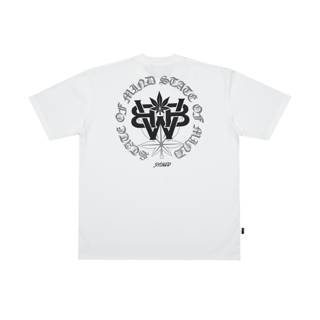 STONED & CO WBB25 : Emblem Tee White