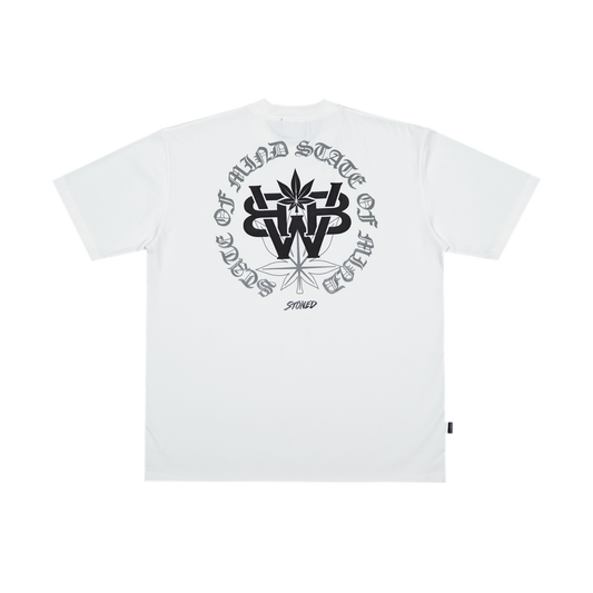 STONED & CO WBB25 : Emblem Tee White