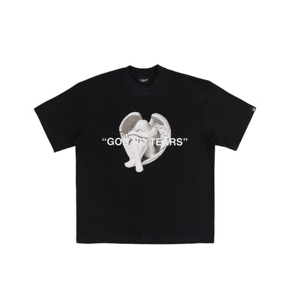 GOD NO TEARS BLACK TEE