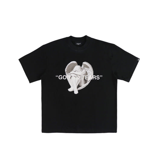 GOD NO TEARS BLACK TEE