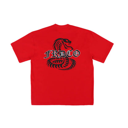SNAKE EMP ESSENTIAL RED TEE