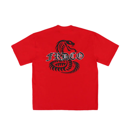 SNAKE EMP ESSENTIAL RED TEE