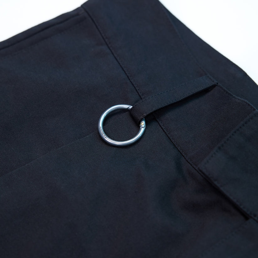 SS25 Sanctioned Wide Trousers Black