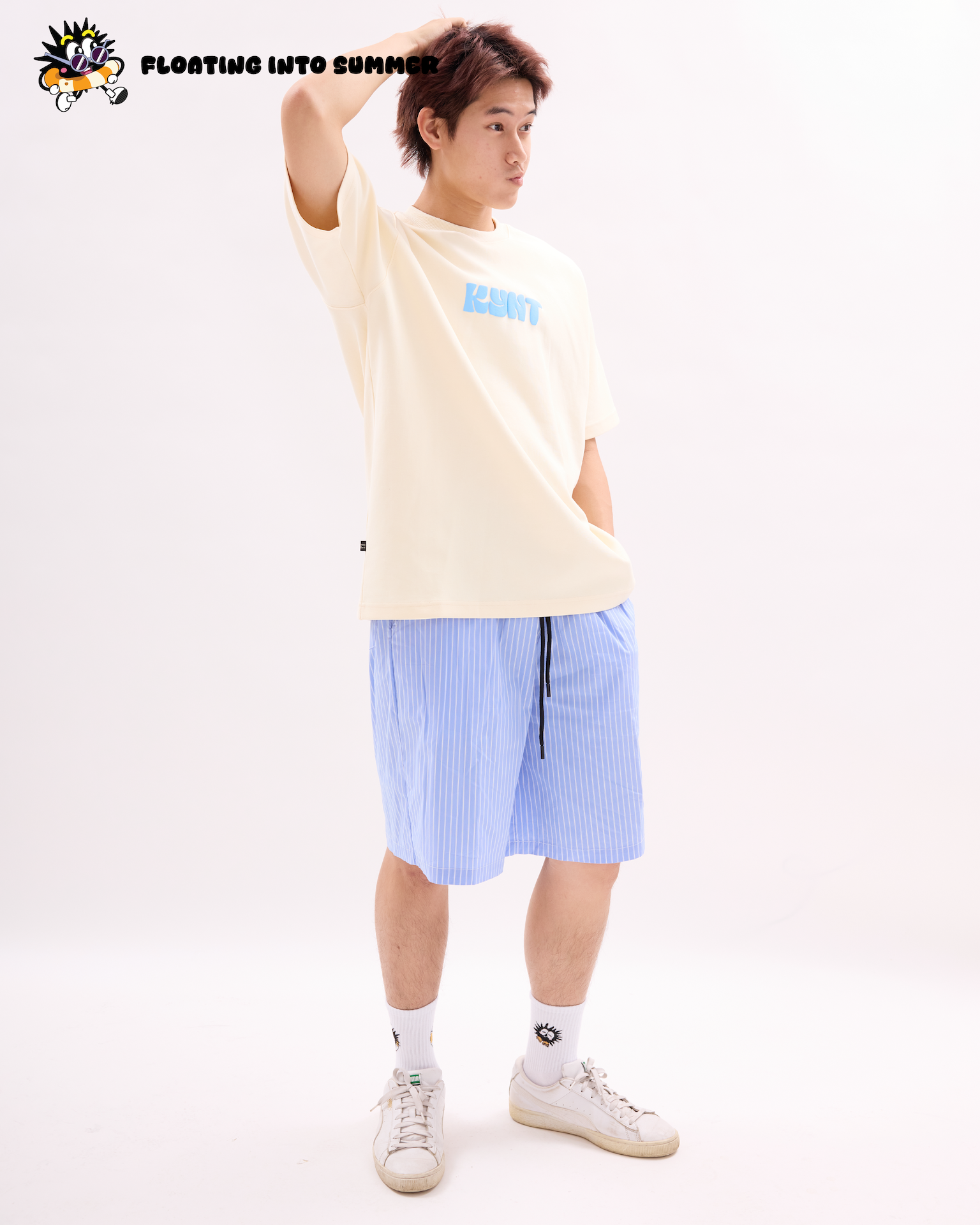 Floting Into Summer Tee Cream