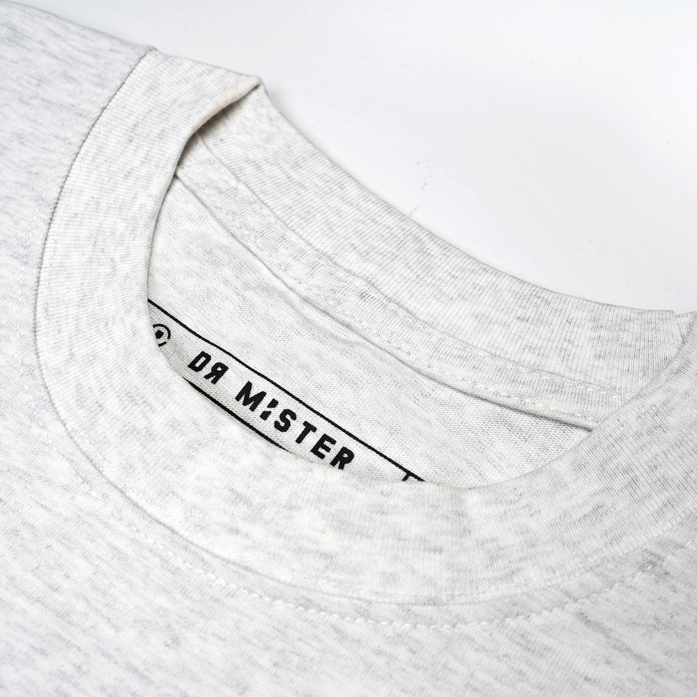 NM Florent Slub Tee - Light Grey