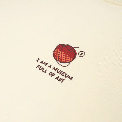 Full Of Art Broad Tee - Cream Yellow