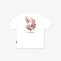 Flaming Pearl Broad Tee - White