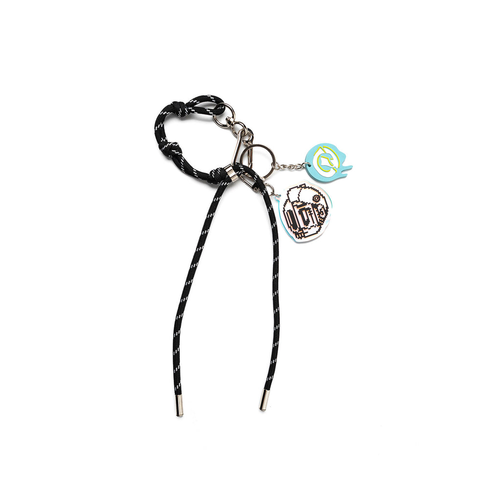 Duo Charms Paracord Keychain
