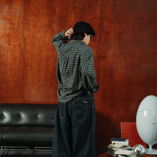 A.A Long Sleeve Checked Shirt