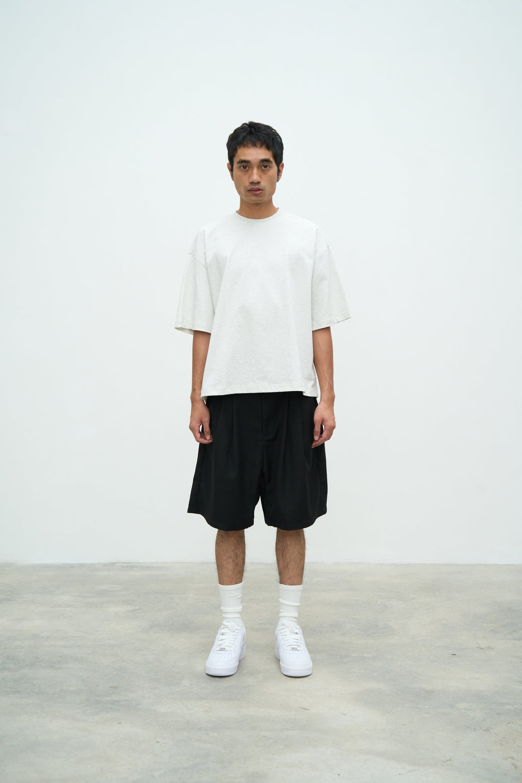 ESSENTIAL CROP TEE - MELANGE