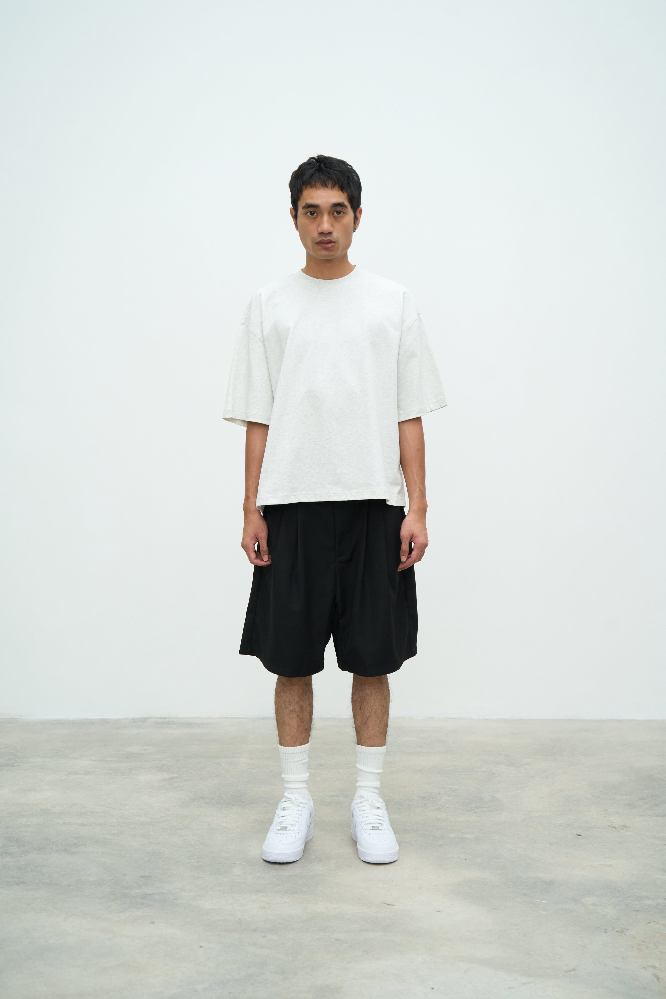 ESSENTIAL CROP TEE - MELANGE