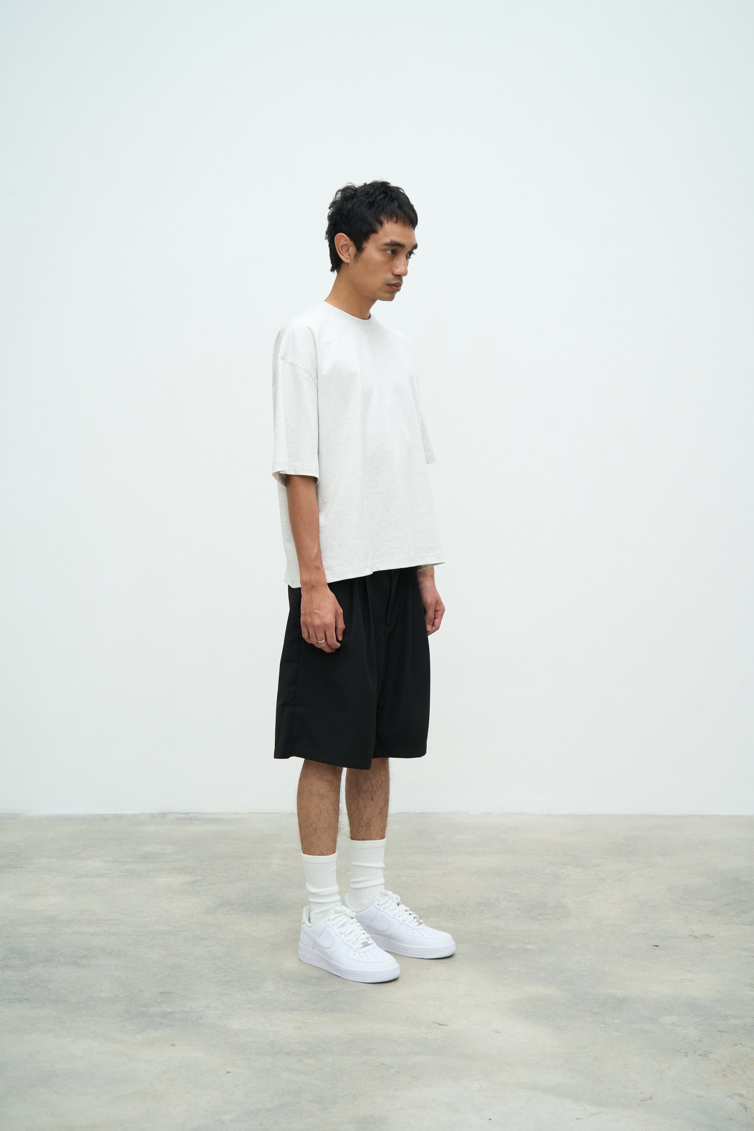 ESSENTIAL CROP TEE - MELANGE