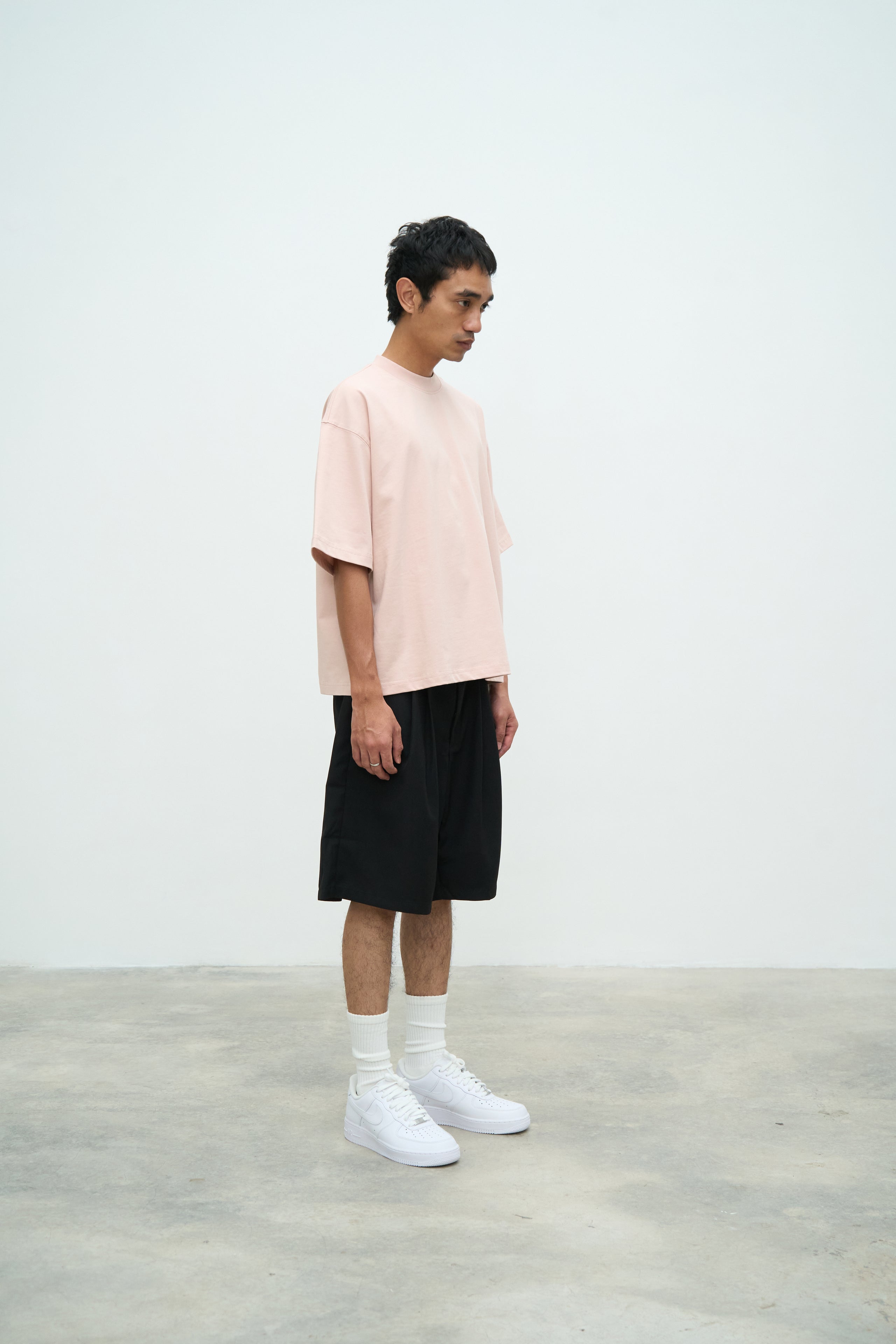 ESSENTIAL CROP TEE - BLUSH PINK
