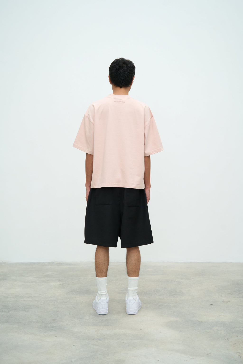 ESSENTIAL CROP TEE - BLUSH PINK
