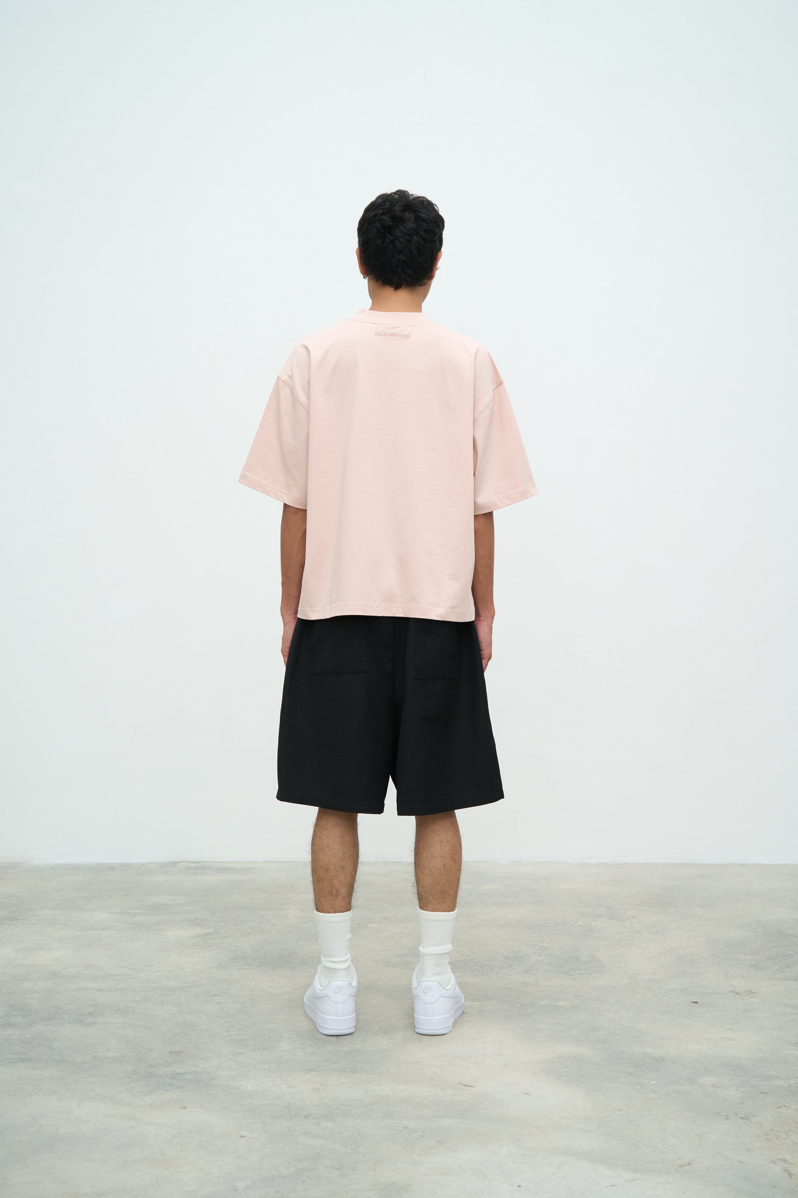 ESSENTIAL CROP TEE - BLUSH PINK