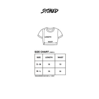 Stoned x GRE : Crop Top Olive