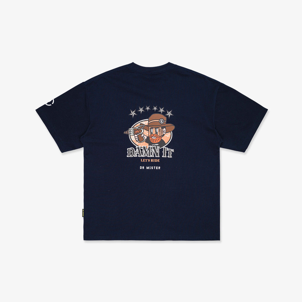 Gunslinger Tee - Navy Blue
