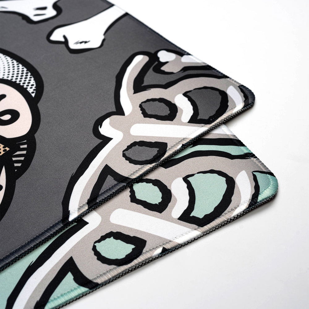 Half Dead Half Famous Desk Mat - Mint