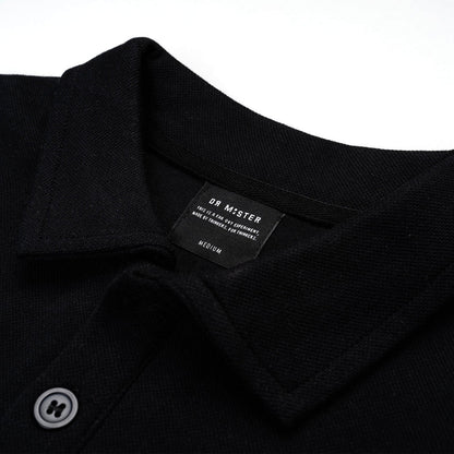 HDHF Patched Polo Tee - Black