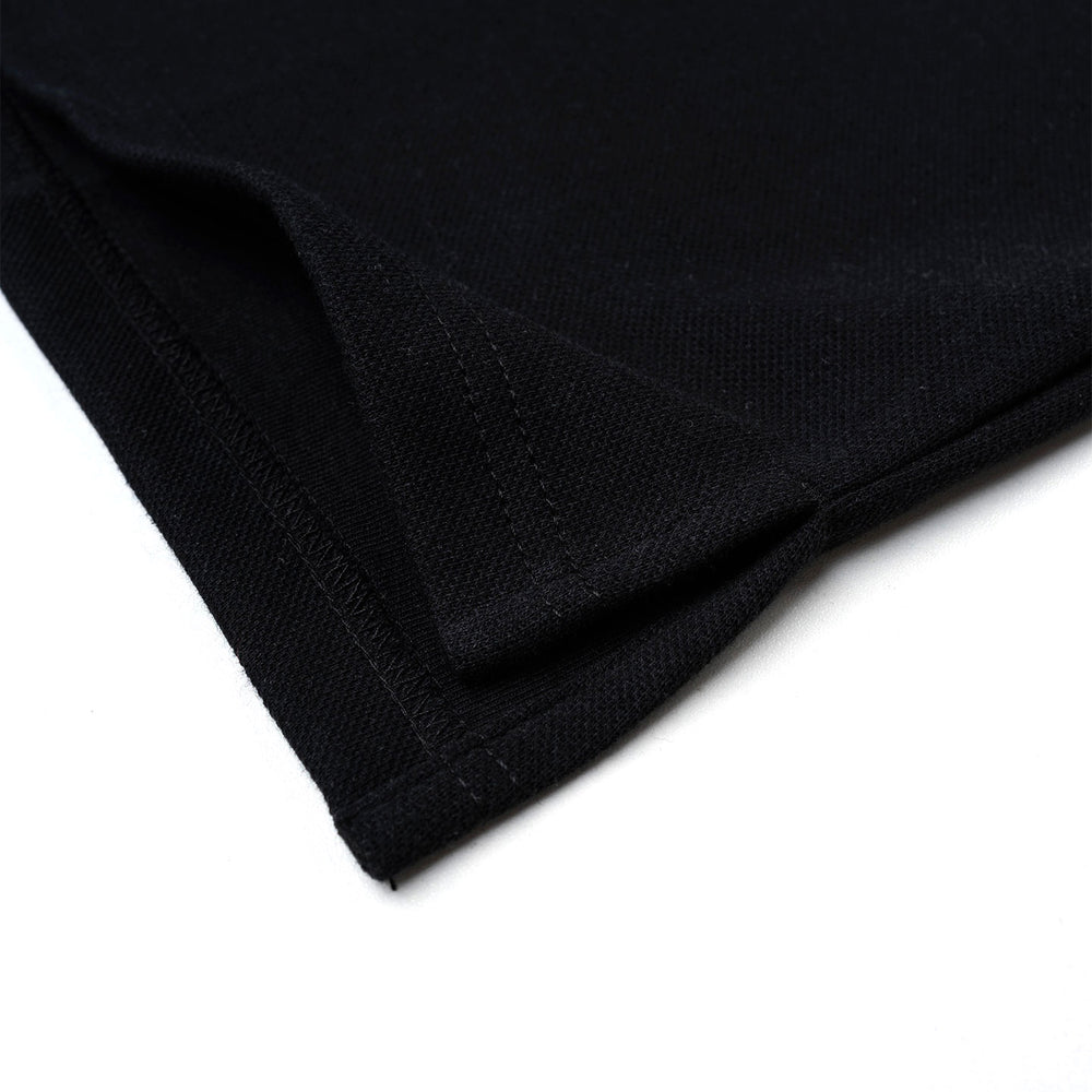 HDHF Patched Polo Tee - Black