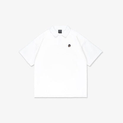 HDHF Patched Polo Tee - White