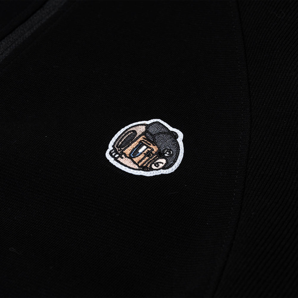 HDHF Deux Half Zip Sweatshirt - Black
