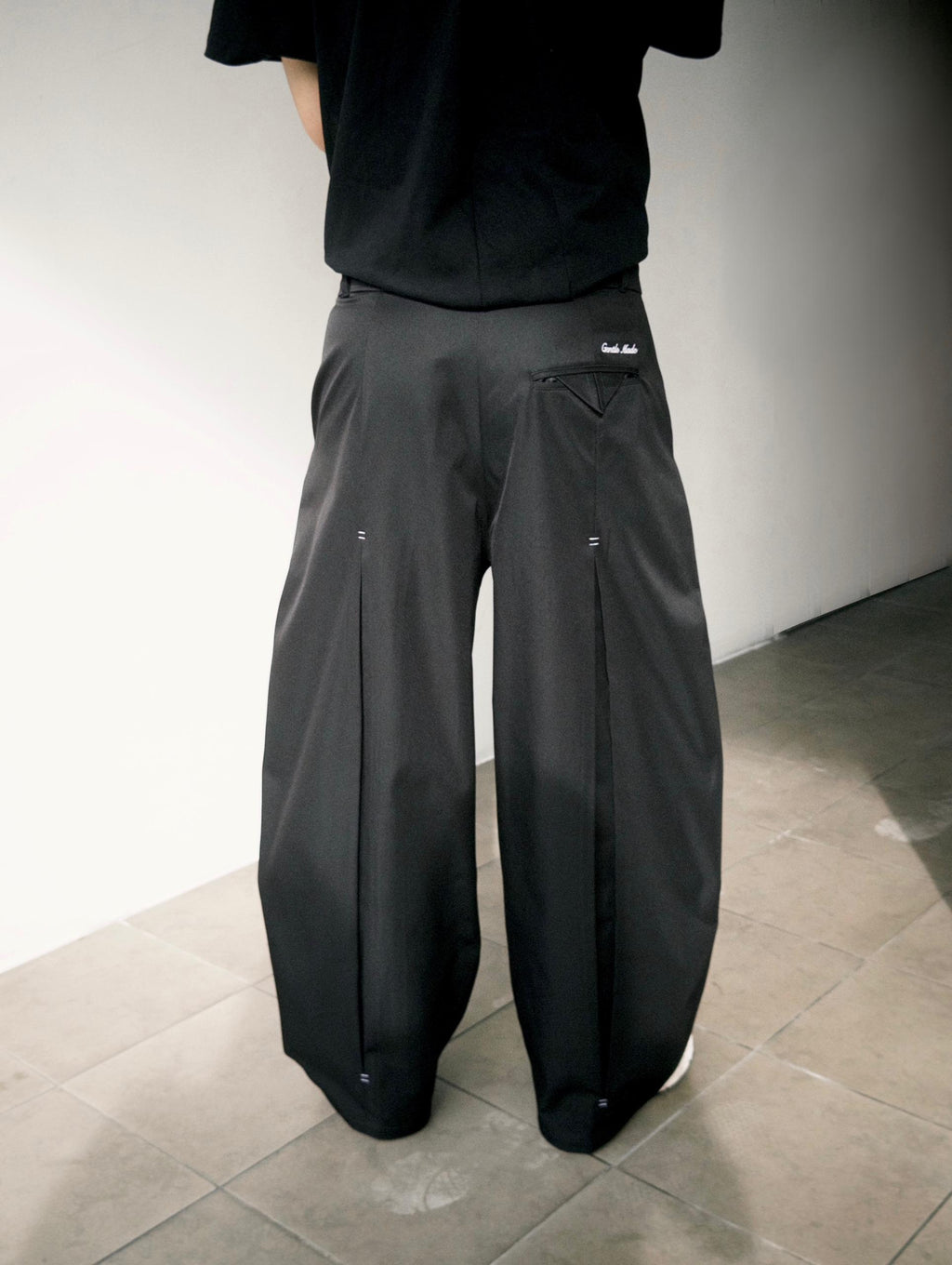 Double Pleated Pants