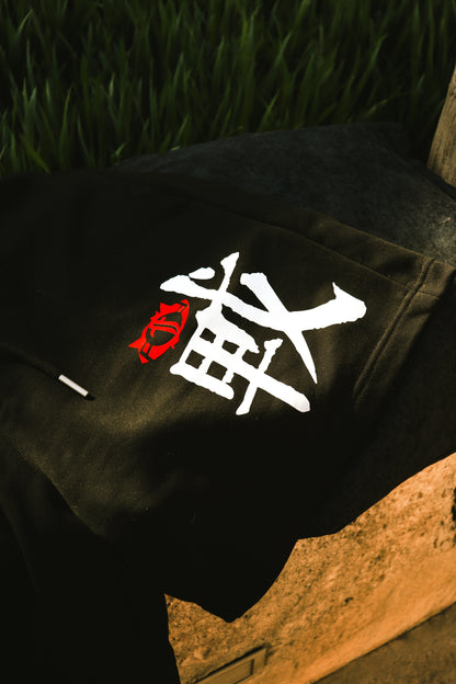 WARRIOR LOGO BLACK PANTS