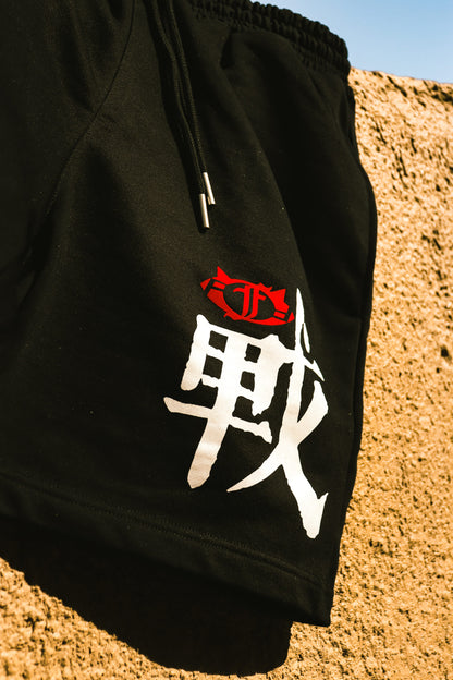 WARRIOR LOGO BLACK PANTS