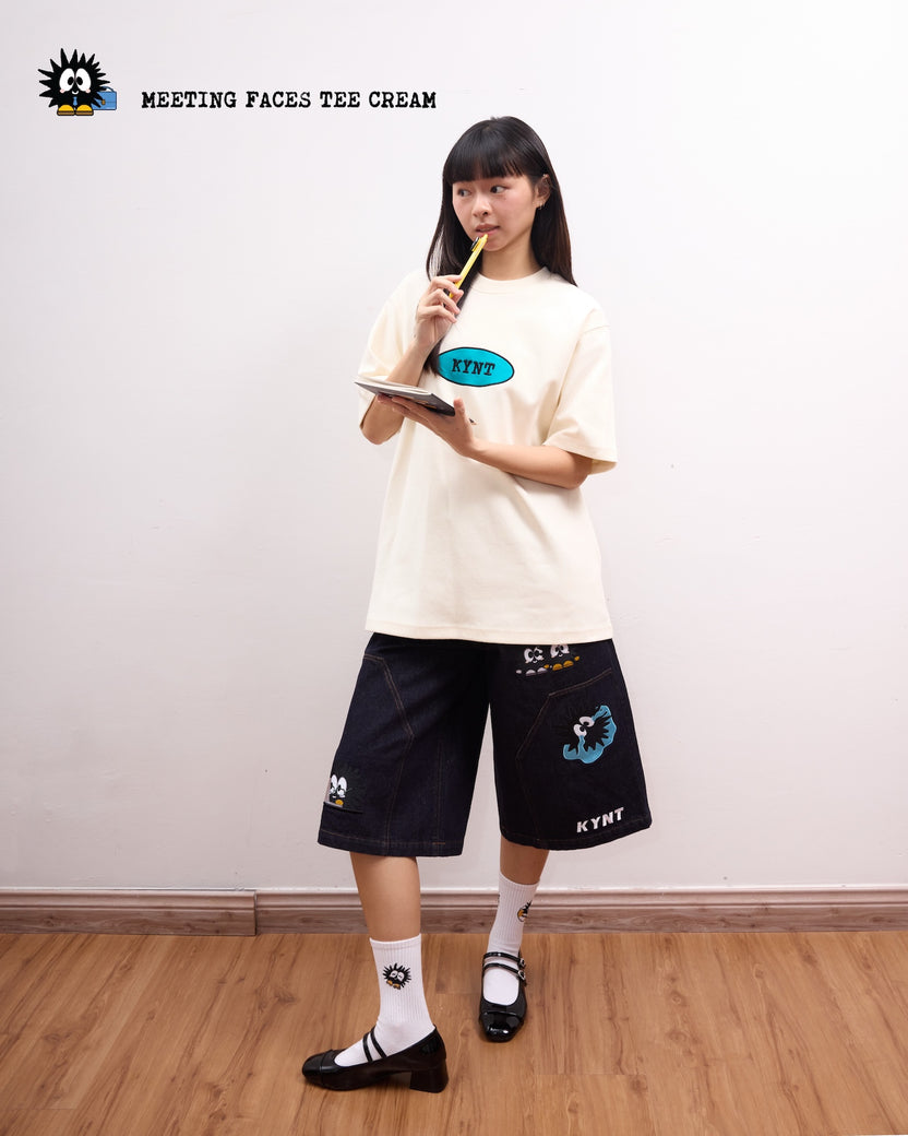 Meeting Faces Tee Cream