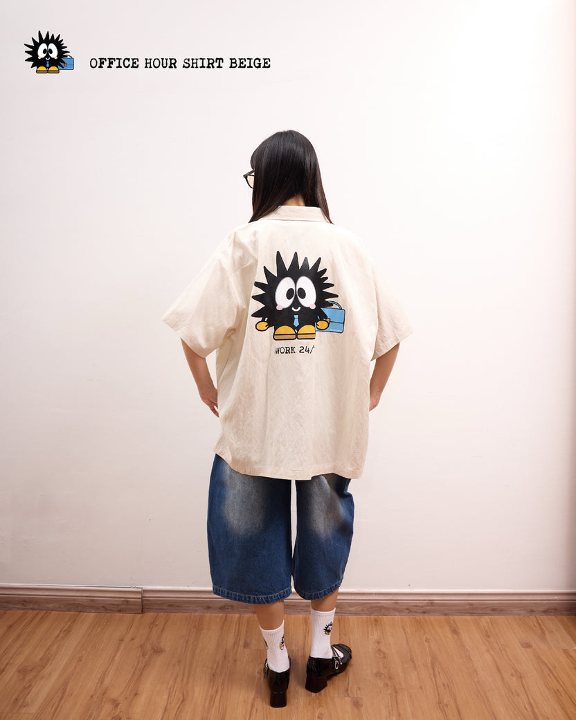 Office Hour Shirt Beige