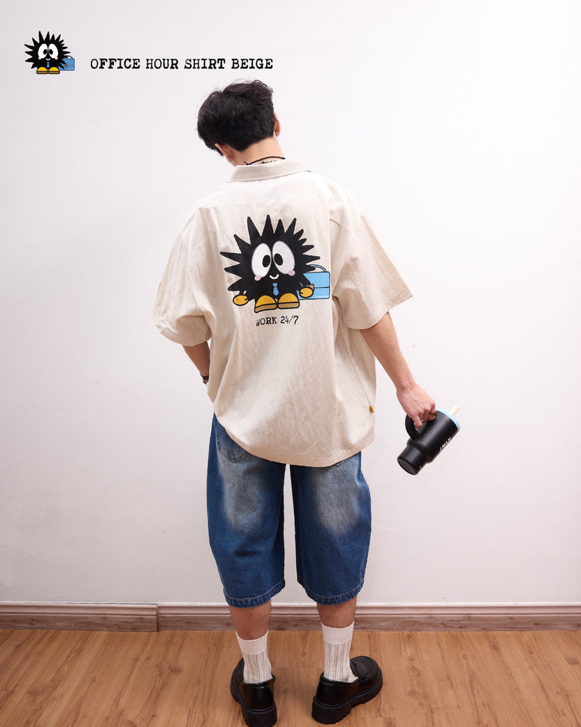 Office Hour Shirt Beige
