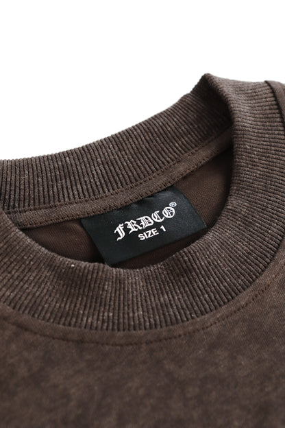 BATTLE DRAGON WASHED BROWN TEE
