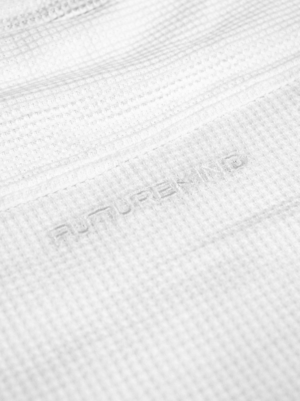 Waffle Structural Long Sleeve White