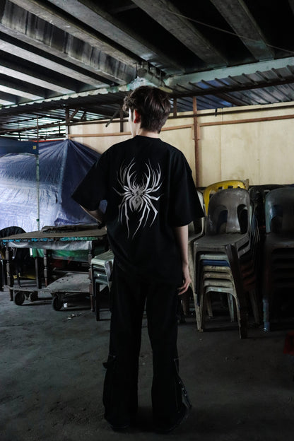 3M REFLECTIVE SPIDER BLACK TEE