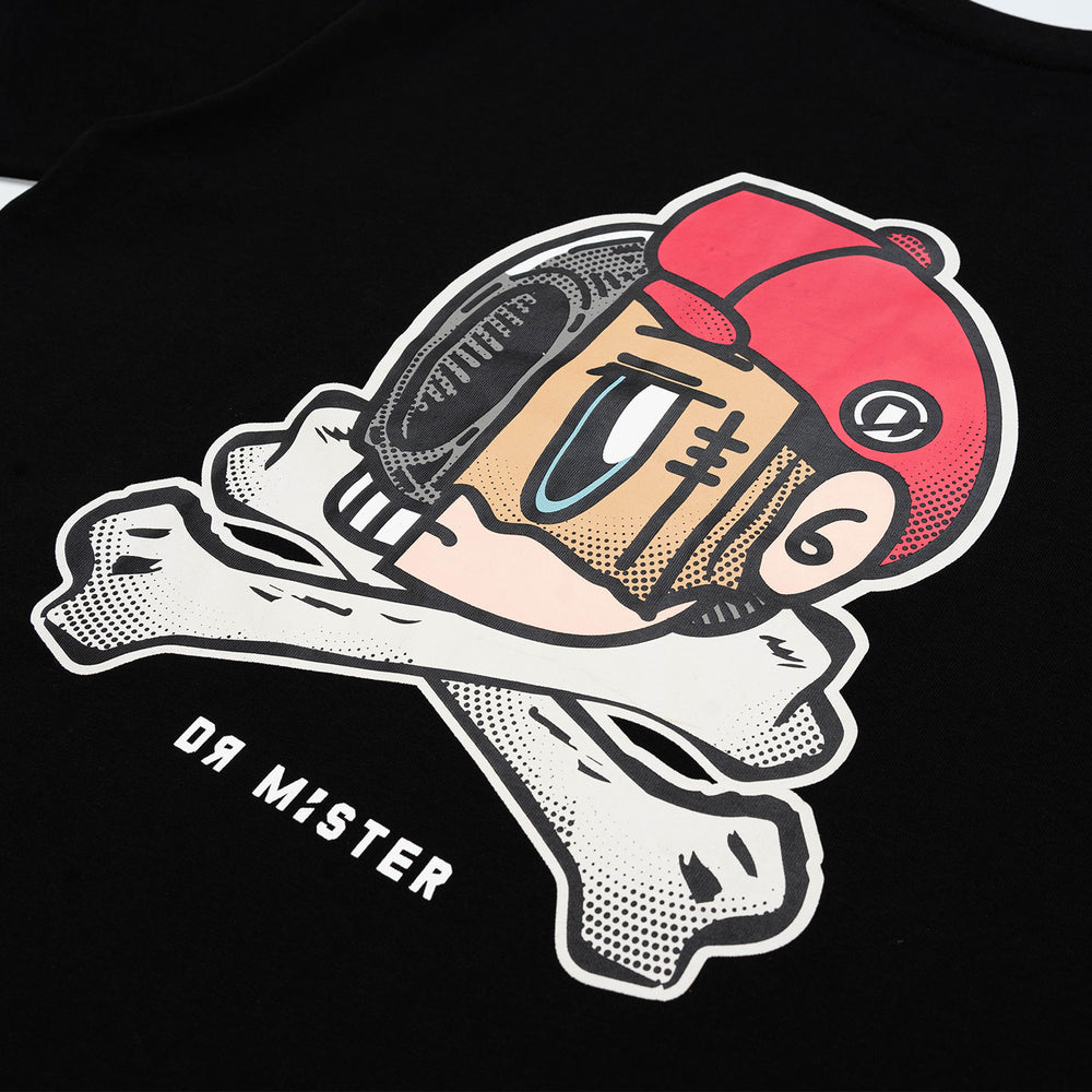 HDHF Jolly Roger Broad Tee - Black