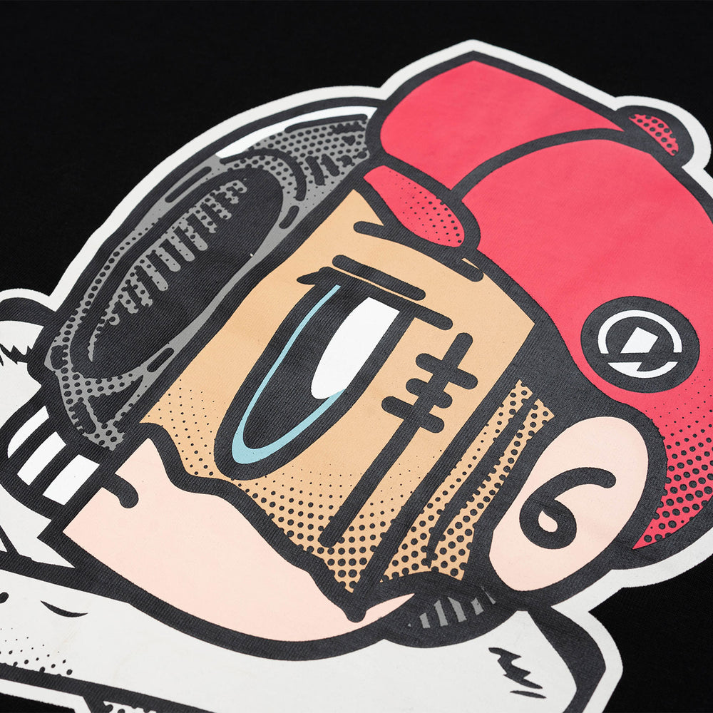 HDHF Jolly Roger Broad Tee - Black