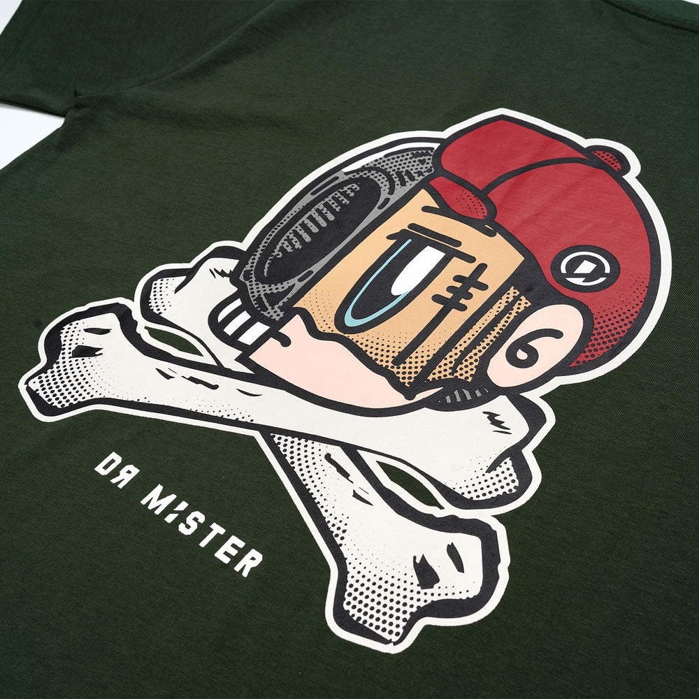 HDHF Jolly Roger Broad Tee - Sacramento Green