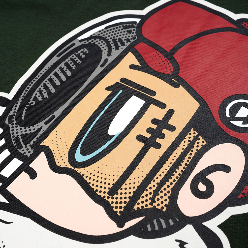 HDHF Jolly Roger Broad Tee - Sacramento Green