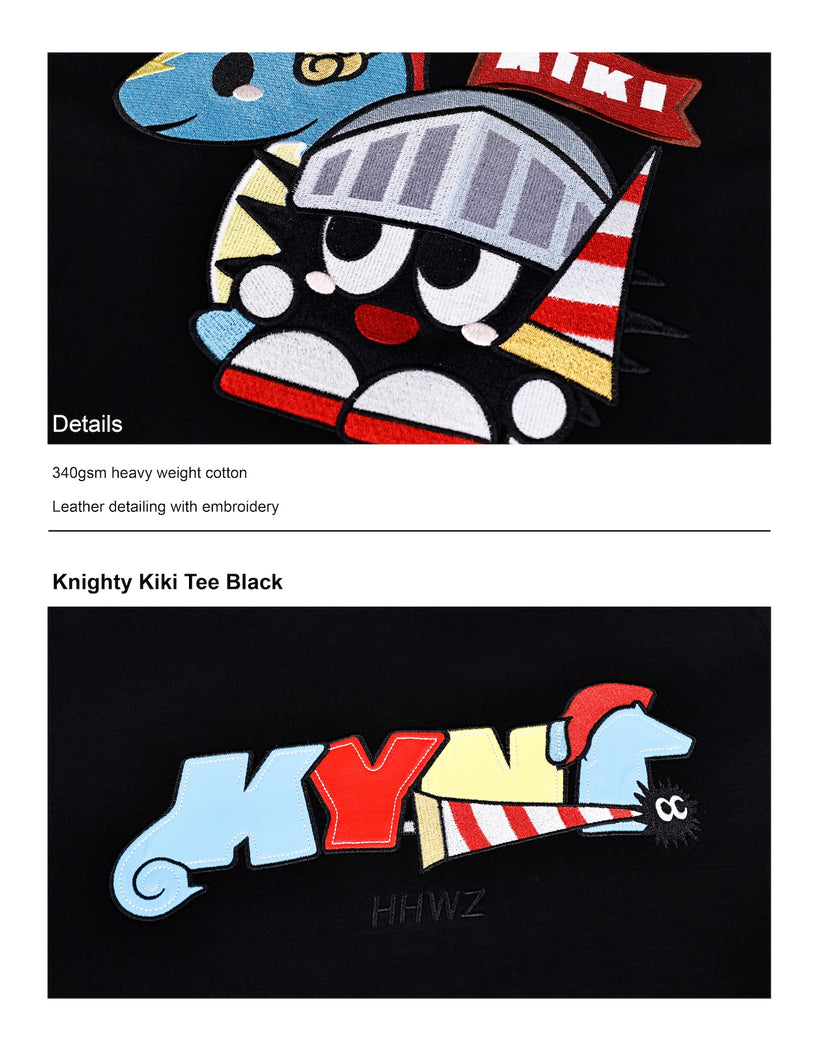 Knighty Kiki Tee Black