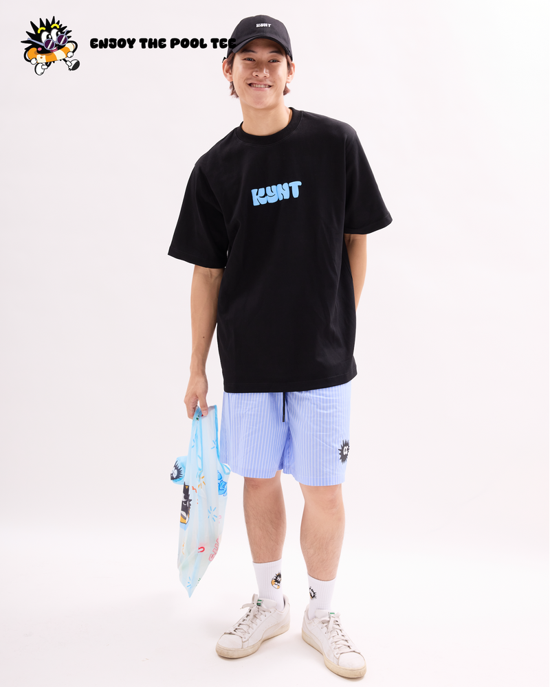 Enjoy The Pool Tee Black