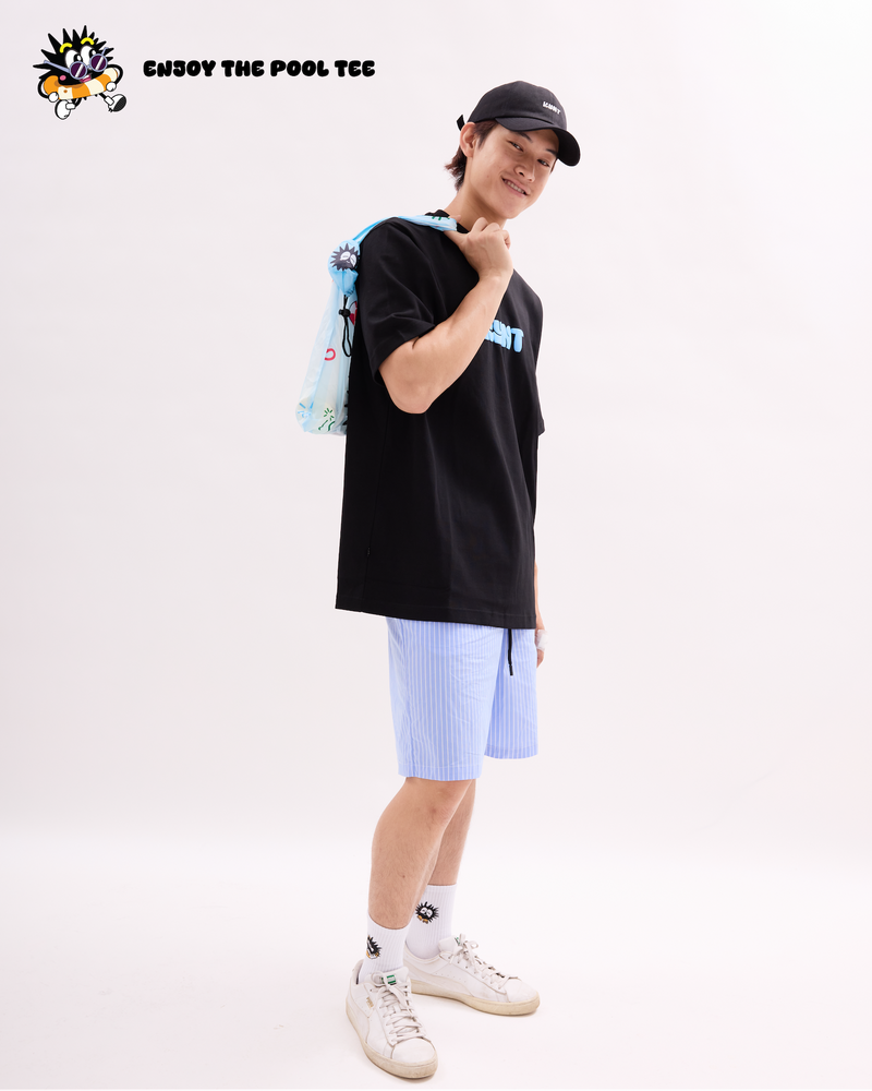 Enjoy The Pool Tee Black