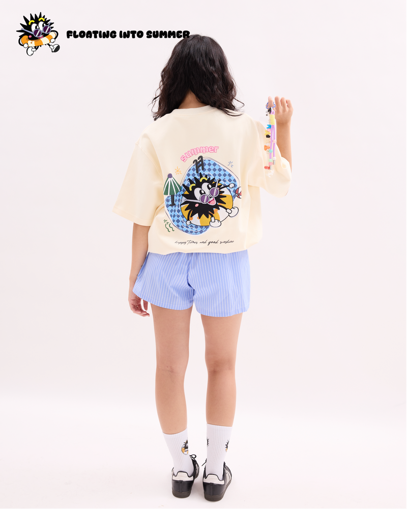 Floting Into Summer Tee Cream