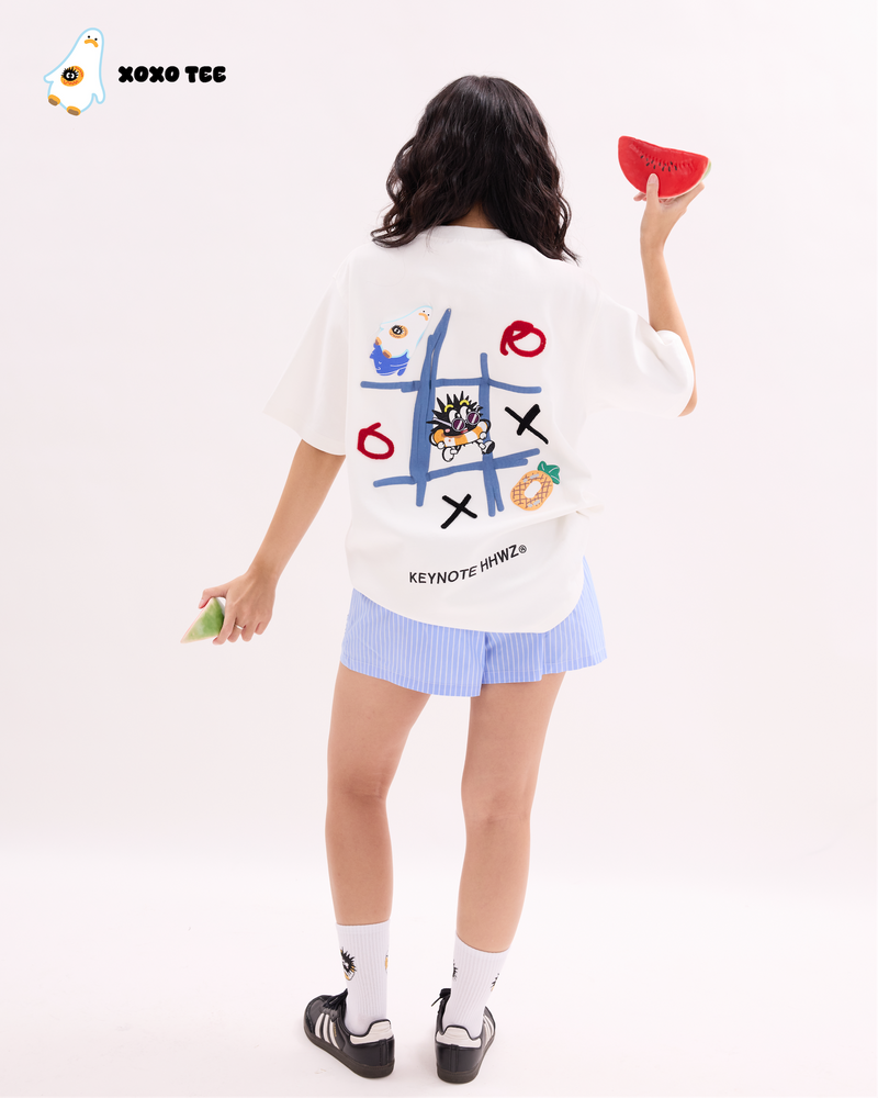 XOXO Tee White