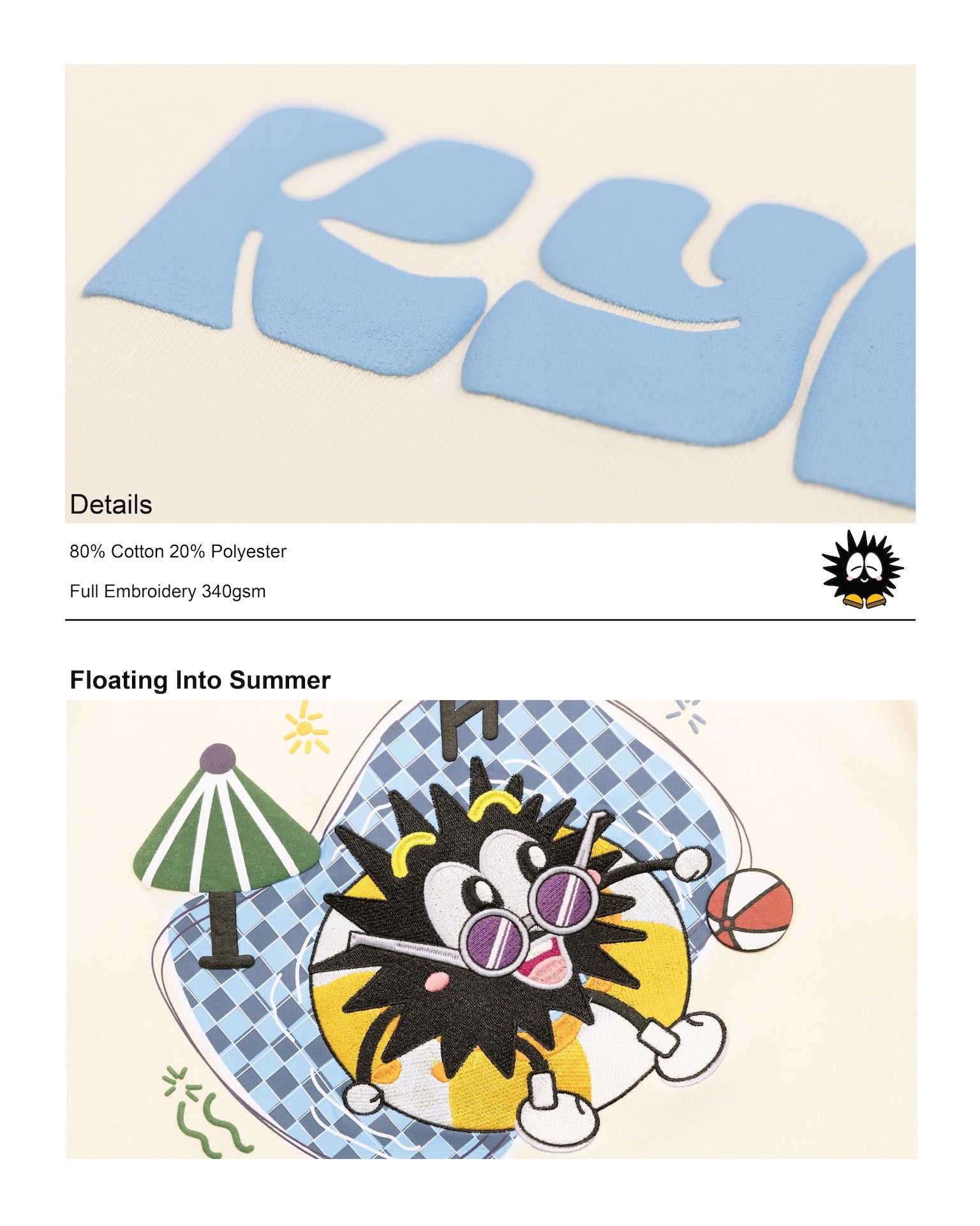 Floting Into Summer Tee Cream