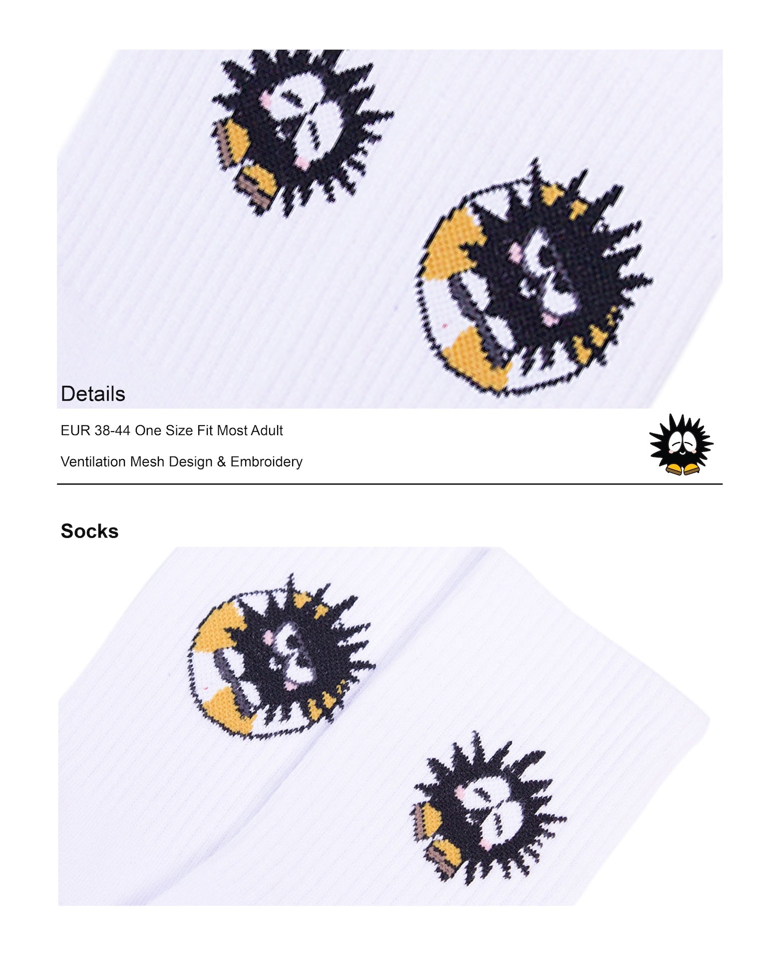 Sunny Daily Socks White