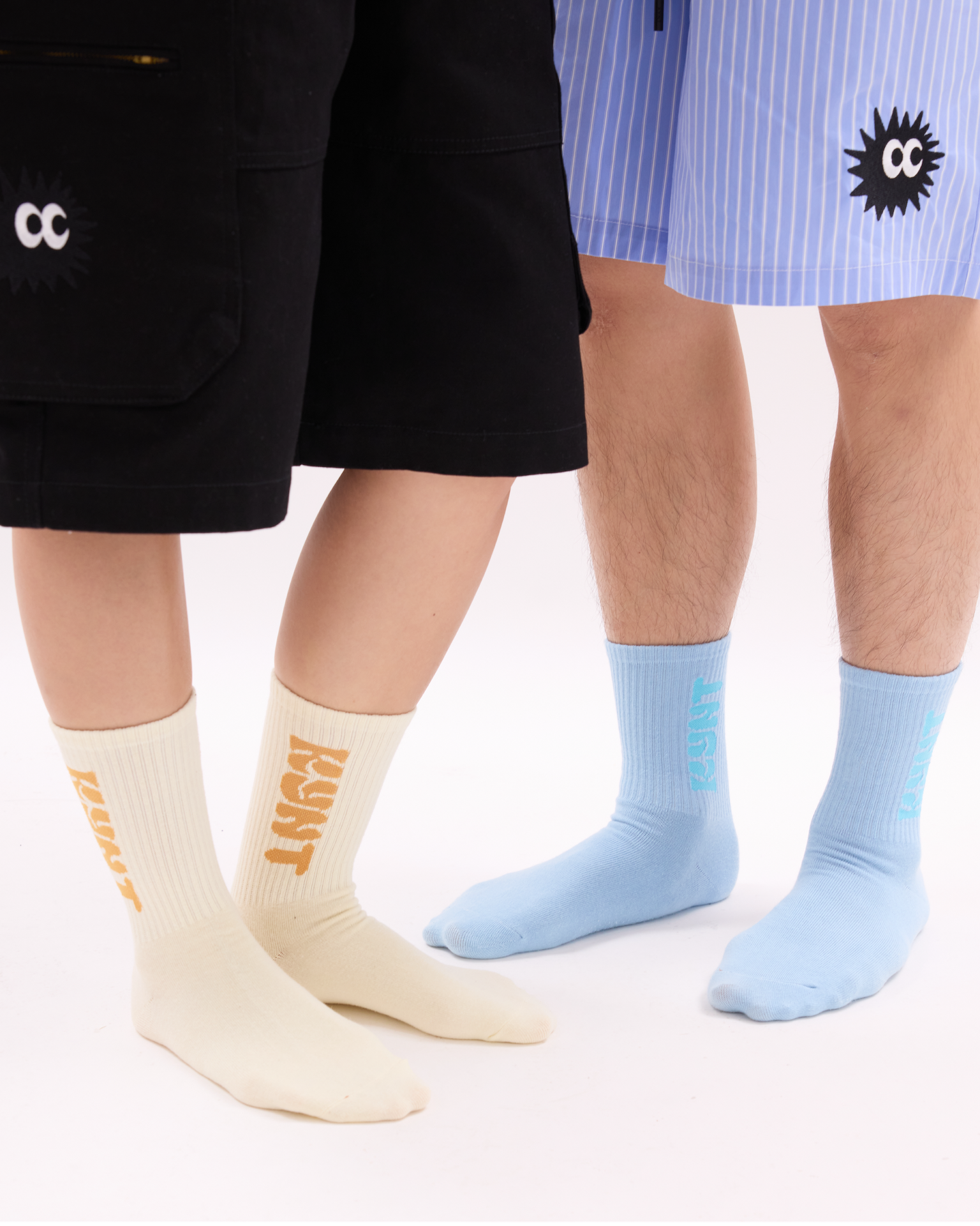 Logo Socks Beige