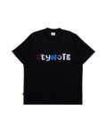 Holiday Patchwork Tee Black
